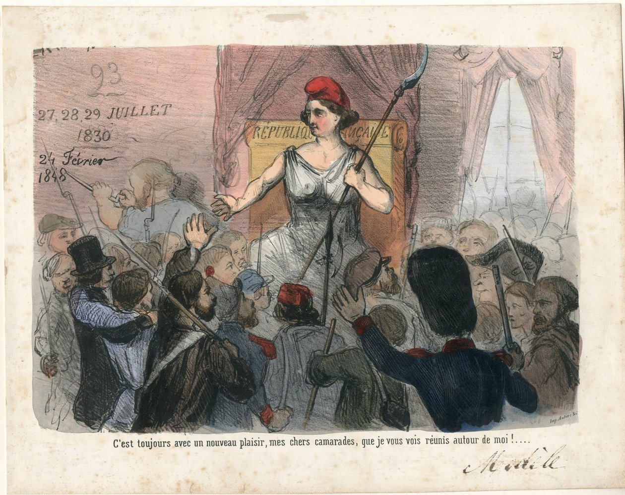 Le Charivari, Satirical in B & W de Charles Vernier