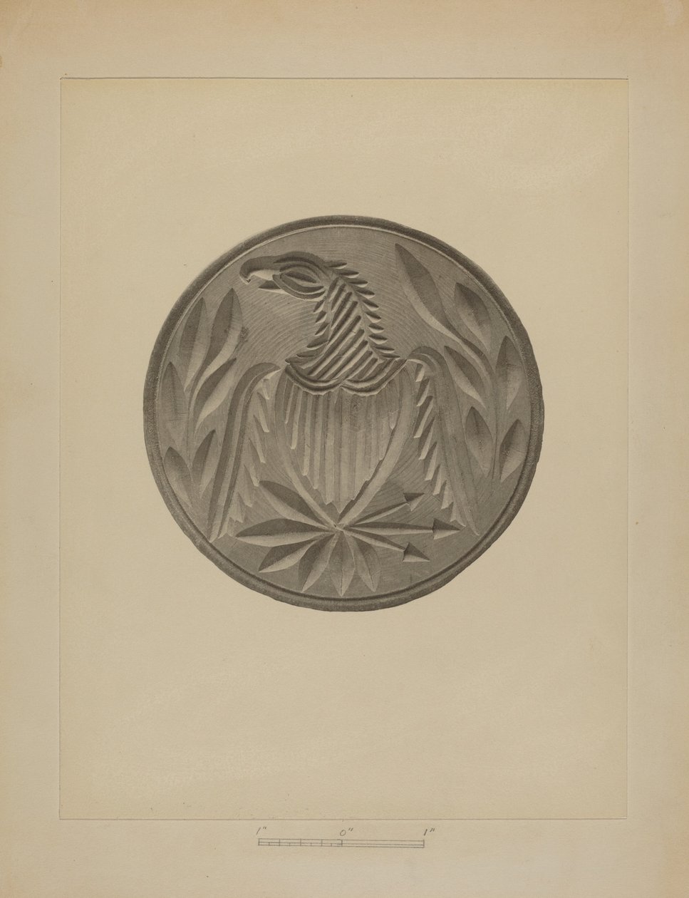 Pa. Carimbo de Manteiga Alemão de Charles Von Urban