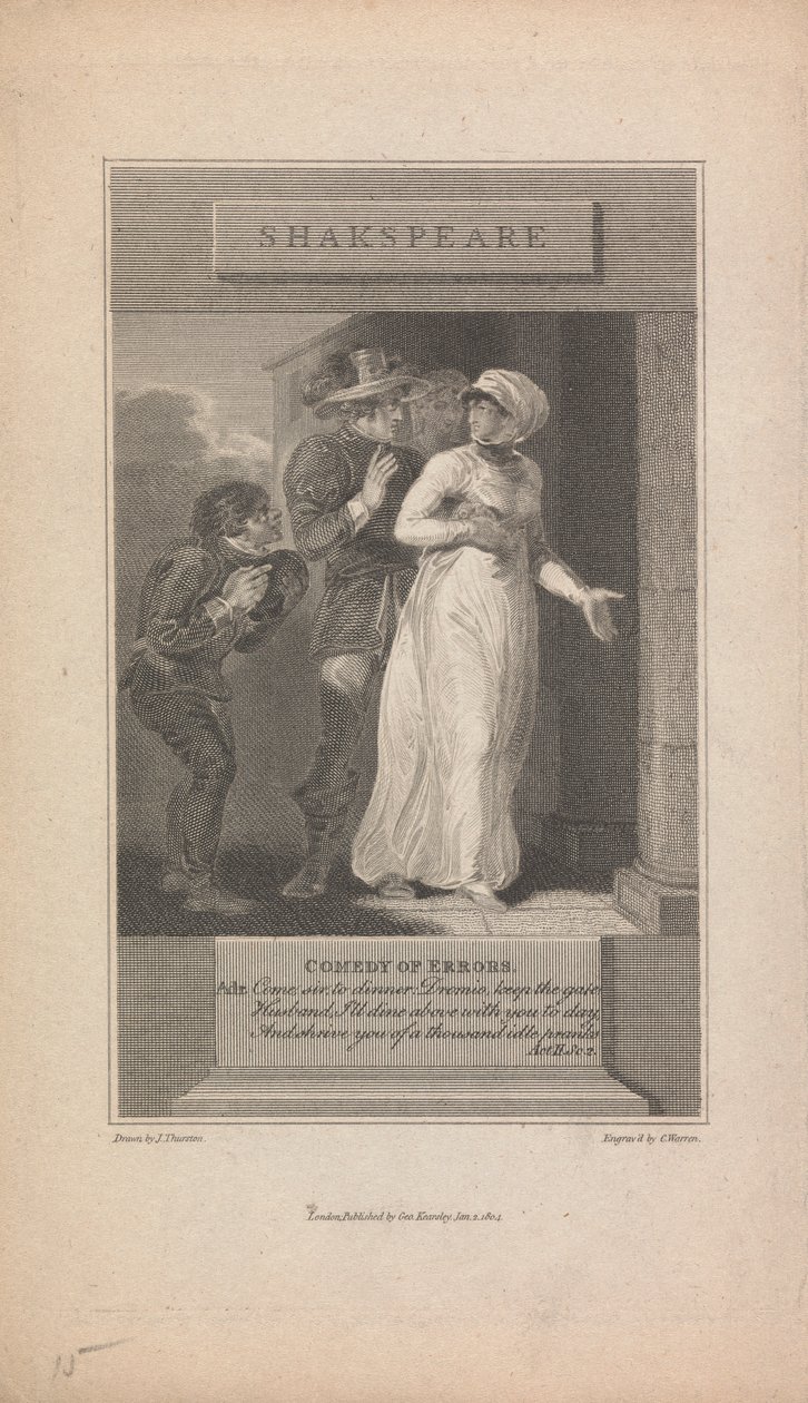 Comédia de Erros, Acto II Sc. 2 de Charles Warren