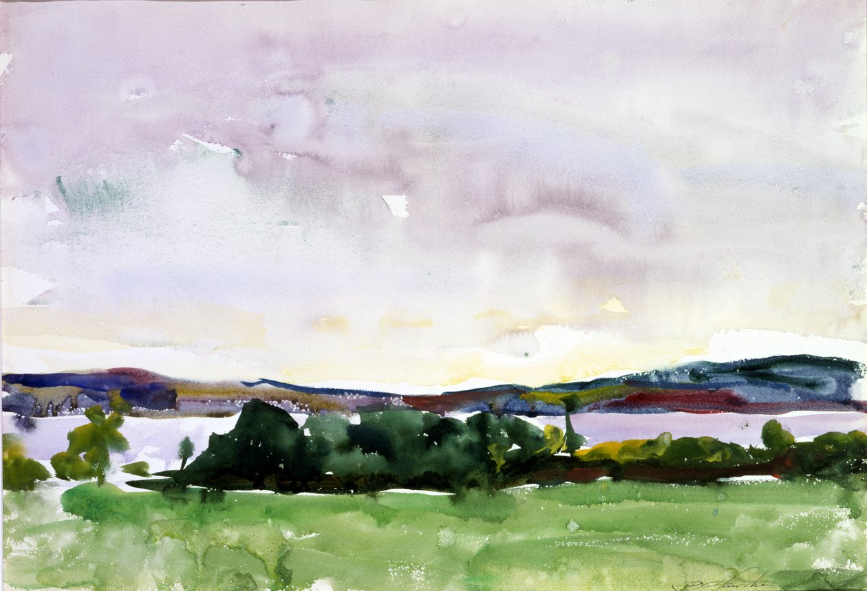 Lago New Hampshire - Raymond, 1927. de Charles Webster Hawthorne