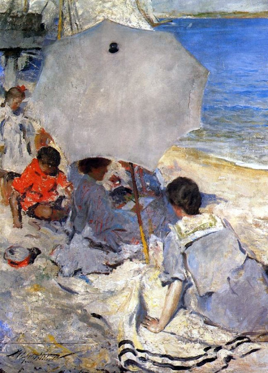 Na praia, c.1900-05 de Charles Webster Hawthorne