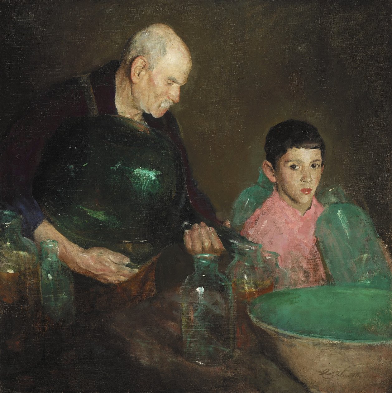 Refino de Petróleo, c.1910 de Charles Webster Hawthorne