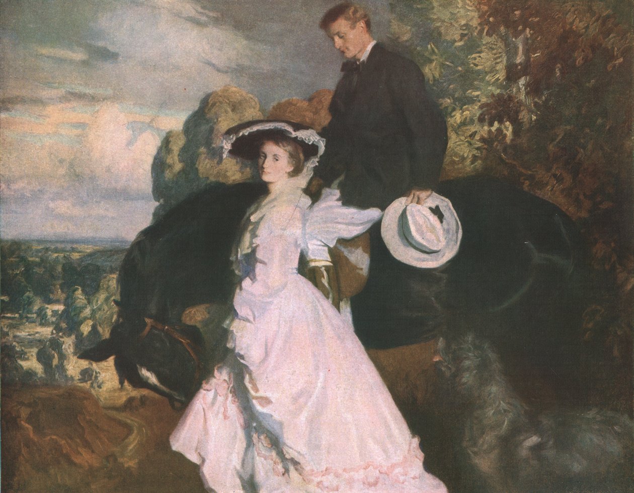 O retorno do passeio, 1902, c1930. de Charles Wellington Furse