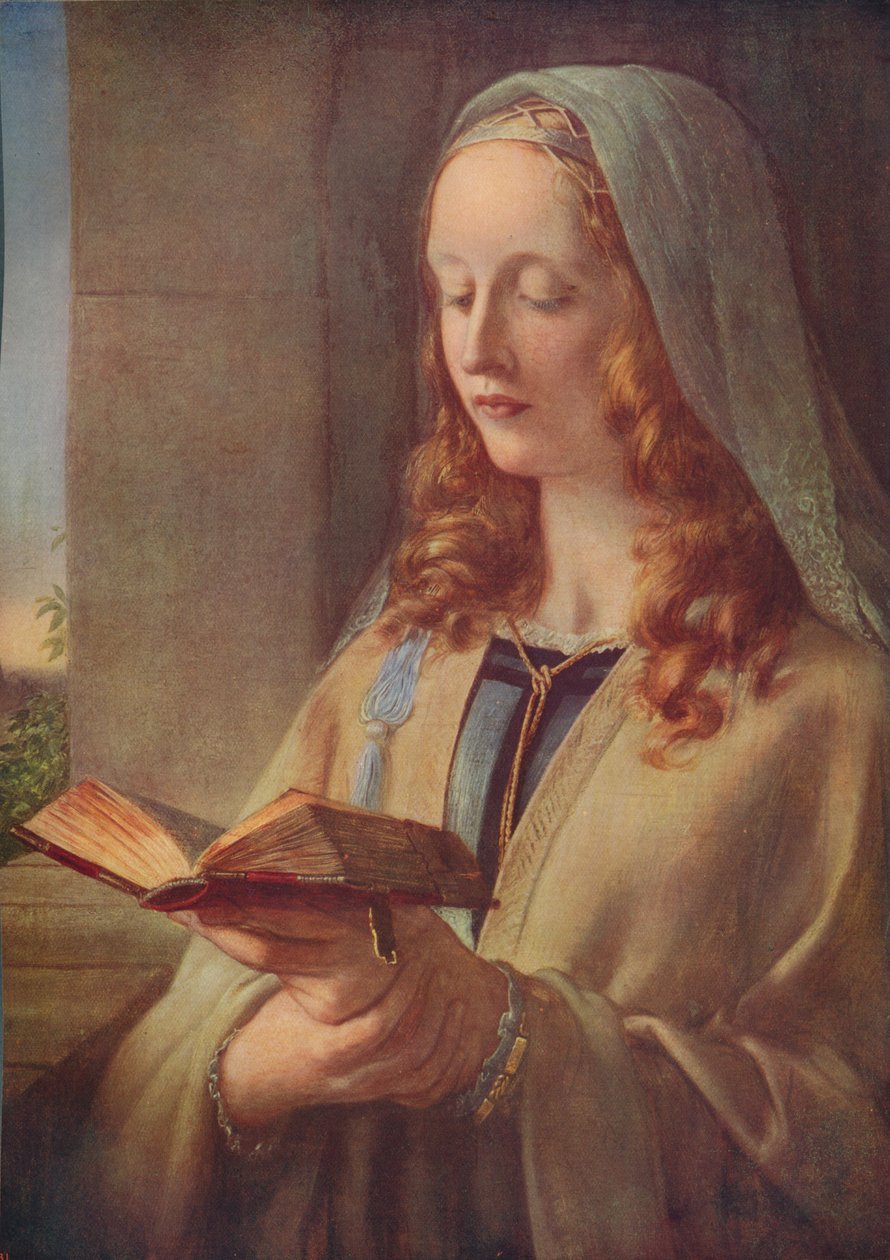 Meditação inaugural, 1847, c1915 de Charles West Cope