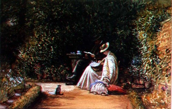 Sr. e Sra. Auchmutz e seu Filho de Charles West Cope