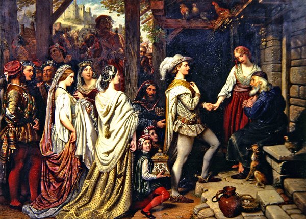 O Casamento de Giselda (óleo sobre tela) de Charles West Cope