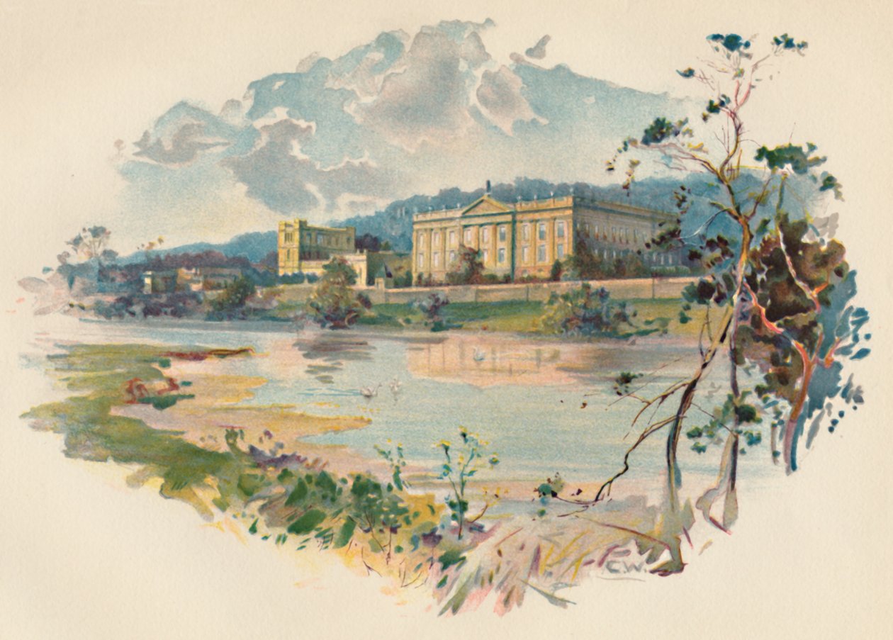 Chatsworth do Derwent, c1890 de Charles Wilkinson