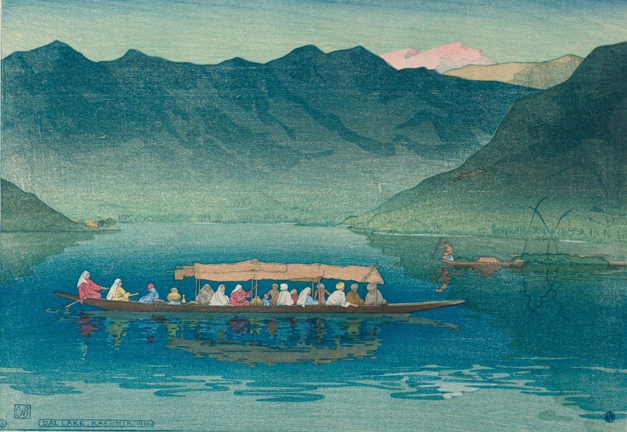 Lago Dal, Caxemira de Charles William Bartlett