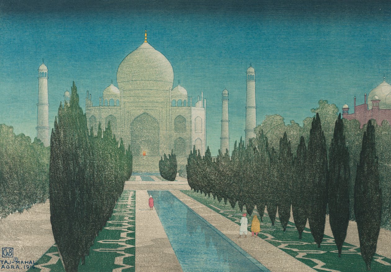 Taj Mahal, Agra de Charles William Bartlett