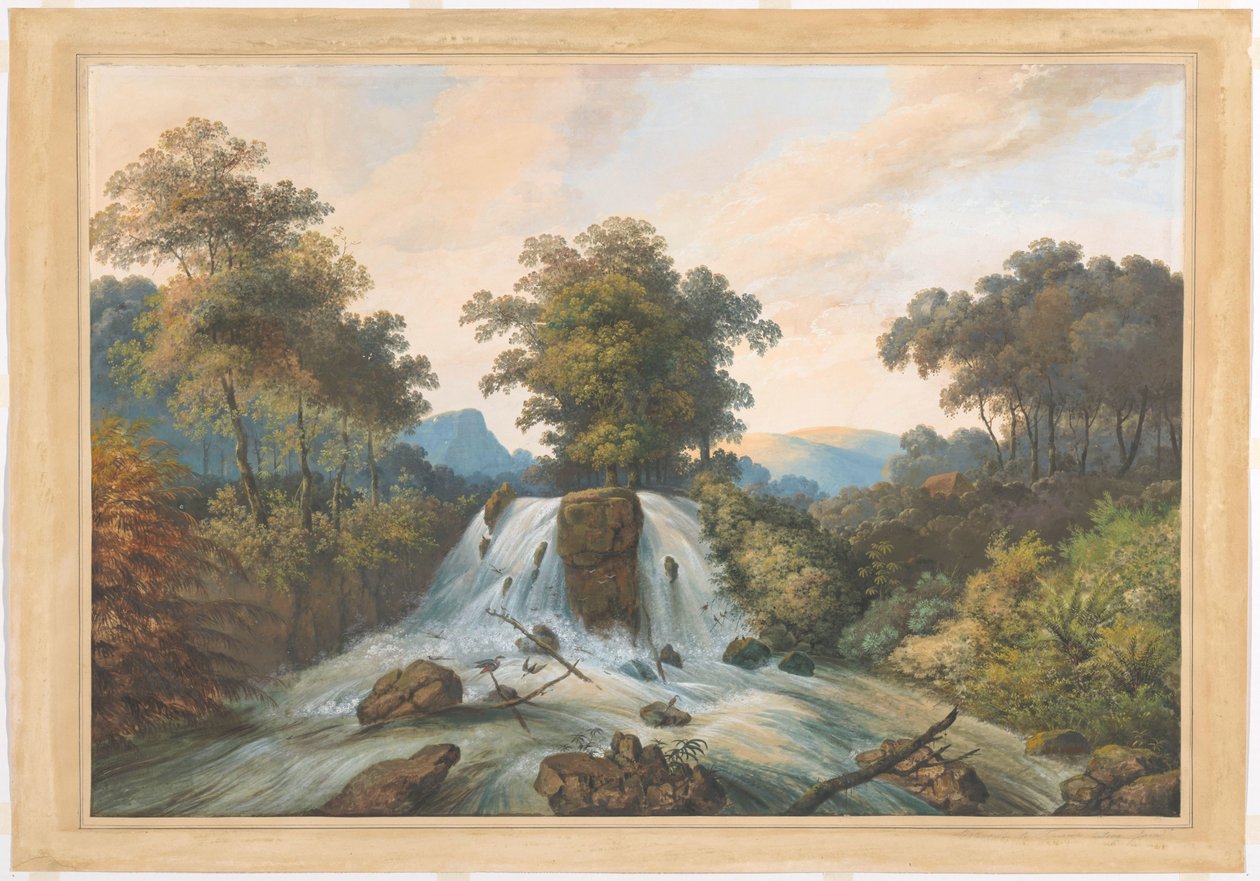 Vista do rio desde Kema, Bacia Hidrográfica de Charles William Meredith van de Velde