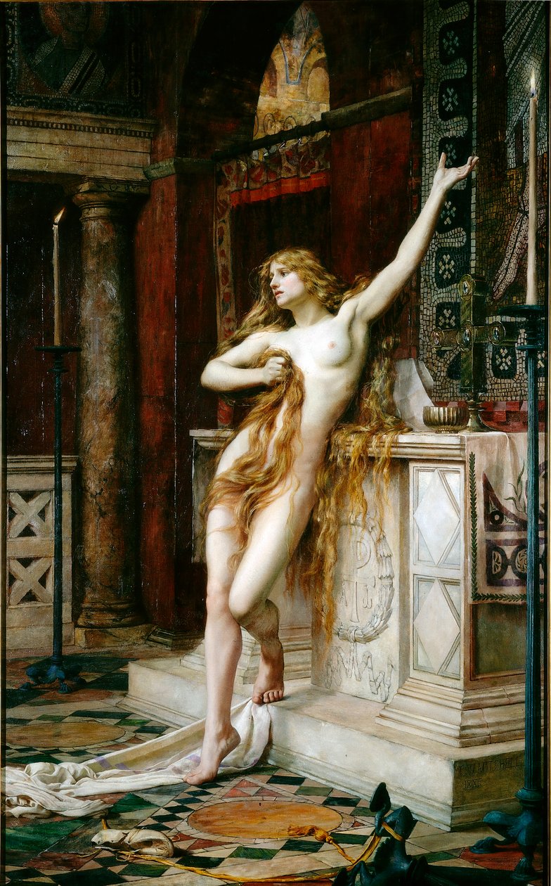 Hipácia, 1885 de Charles William Mitchell