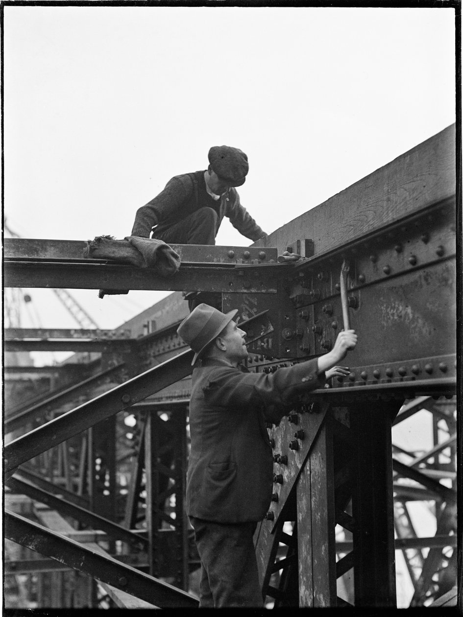Demolição da Ponte Waterloo, Lambeth, Greater London Authority, 1936. de Charles William Prickett