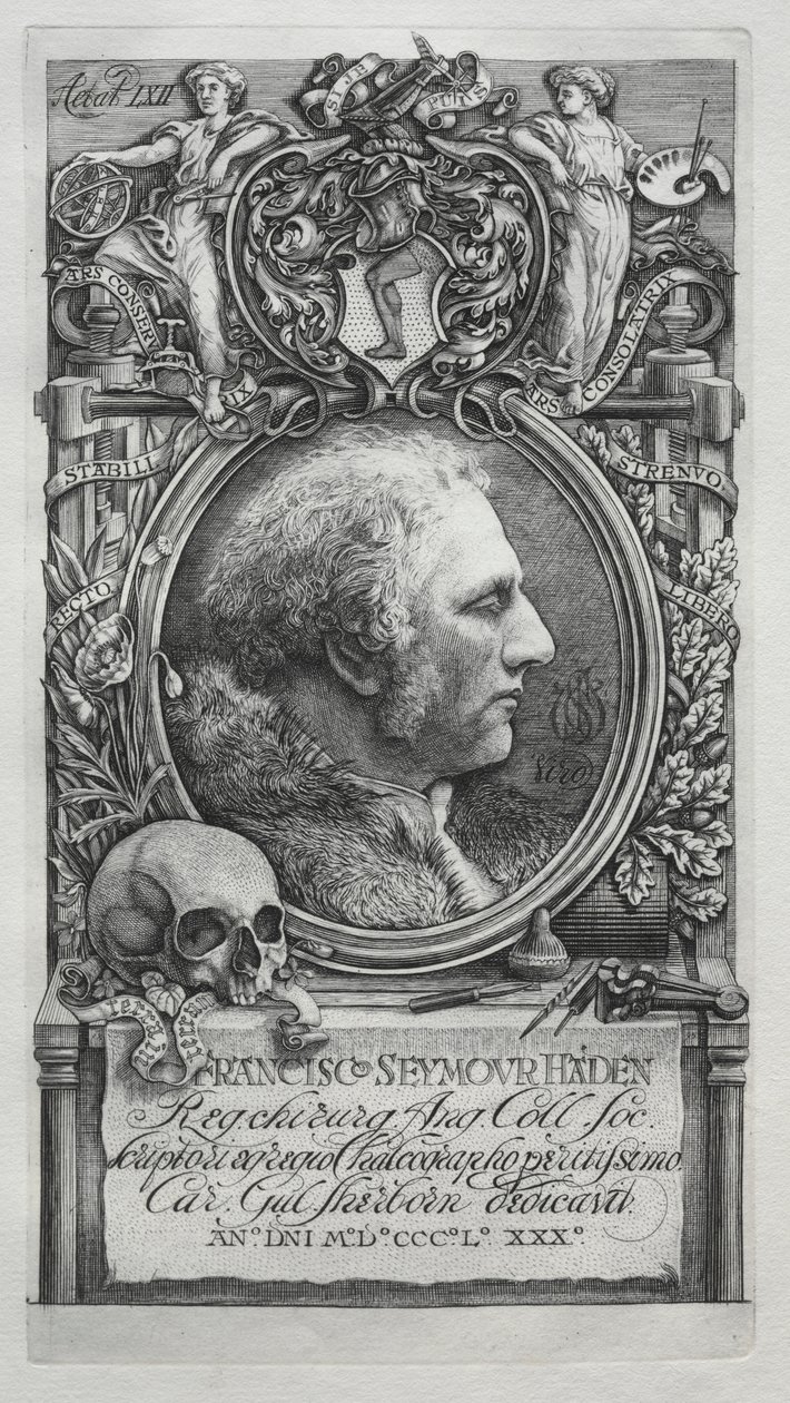 Hadeniana - Retrato de Sir Francis Seymour Haden de Charles William Sherborn