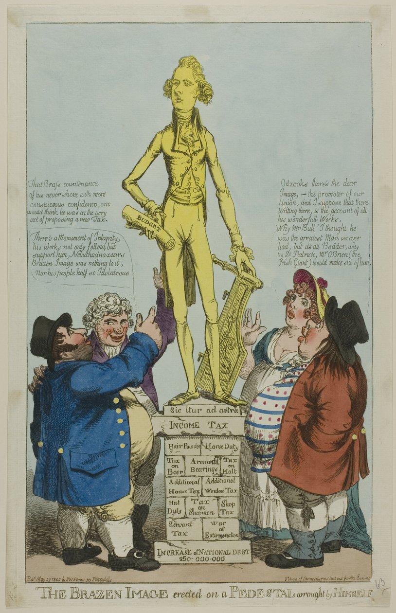 A imagem de bronze erguida sobre um pedestal feito por ele mesmo de Charles Williams