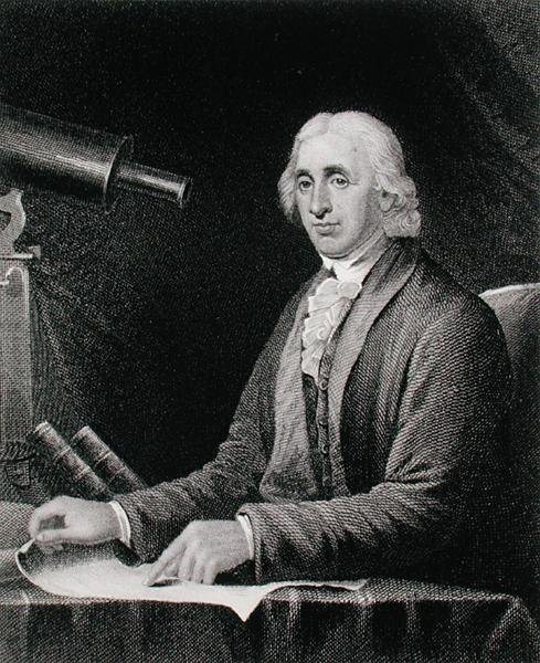 Retrato de David Rittenhouse (1732-96), gravada por James Barton Longacre (1794-1869) (gravura) de Charles Willson (after) Peale