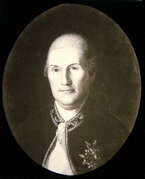 O Comte de Rochambeau (litho) de Charles Willson (after) Peale
