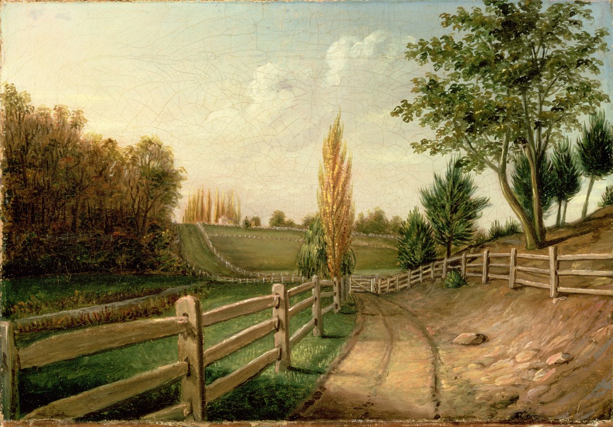Fazenda Belfield, c.1816 de Charles Willson Peale