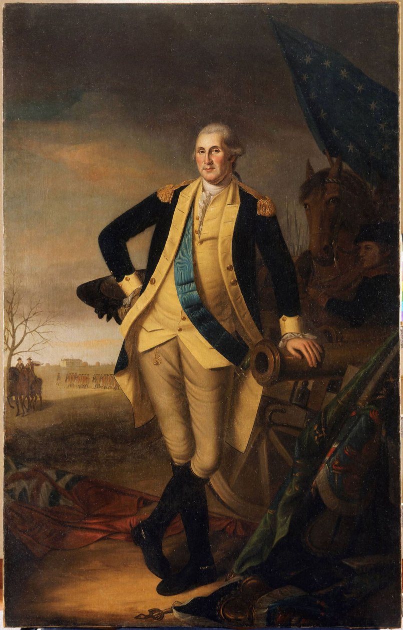 George Washington após a Batalha de Princeton de Charles Willson Peale