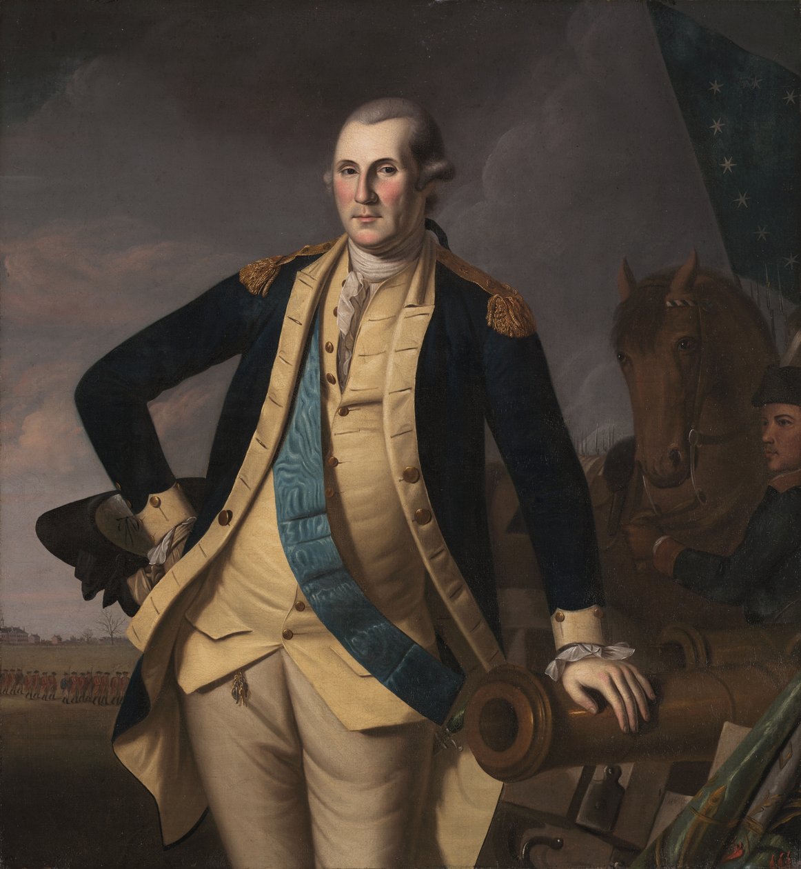 George Washington na Batalha de Princeton, c. 1779 (óleo sobre tela) de Charles Willson Peale