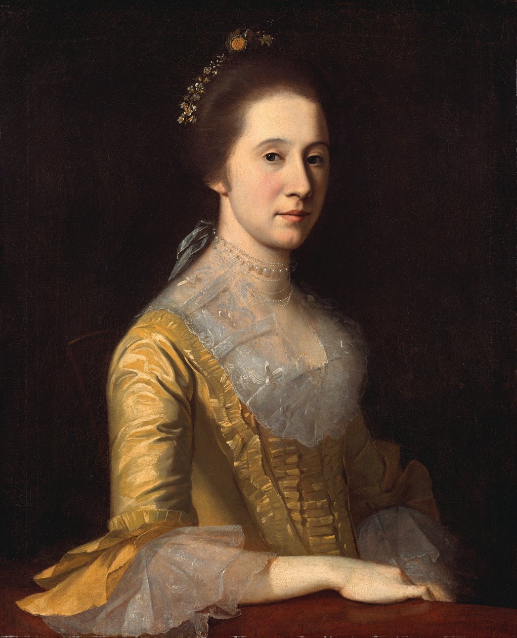 Margaret Strachan Sra. Thomas Harwood, ca. 1771. de Charles Willson Peale