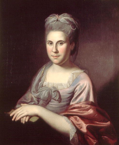 Sra. Ann Borden Hopkinson (1746-1827) 1775 ou 1778 de Charles Willson Peale