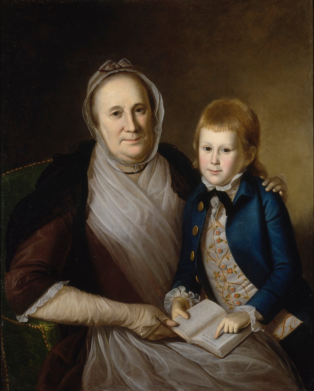 Sra. James Smith e neto de Charles Willson Peale