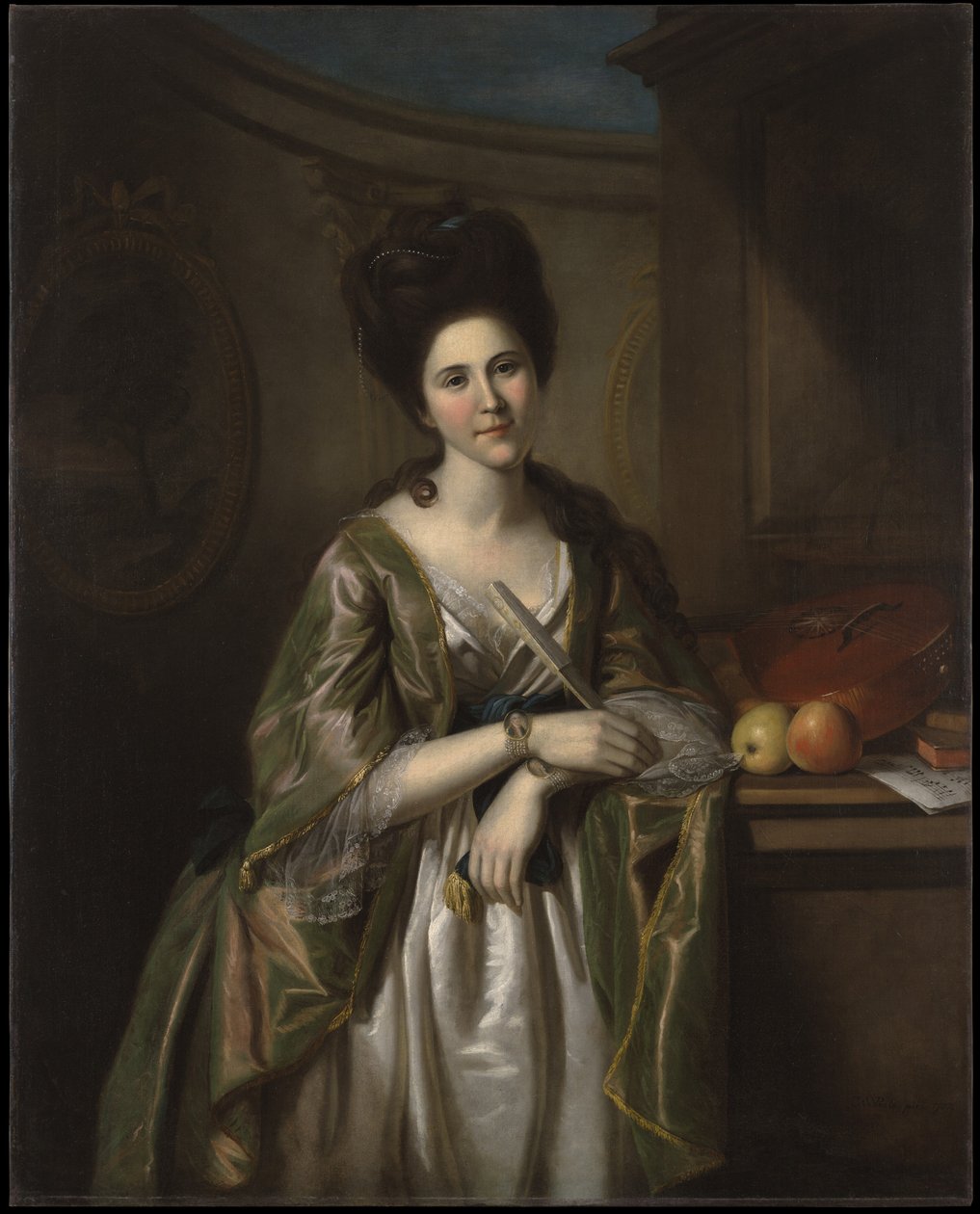 Sra. Walter Stewart, 1782 de Charles Willson Peale