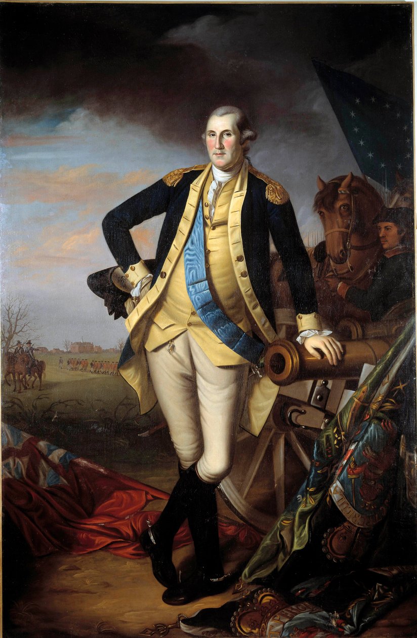 Retrato de George Washington (1732-1799) após a Batalha de Princeton, 3 de janeiro de Charles Willson Peale