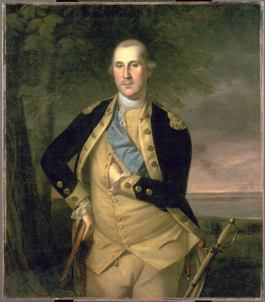 Retrato de George Washington, 1776 de Charles Willson Peale