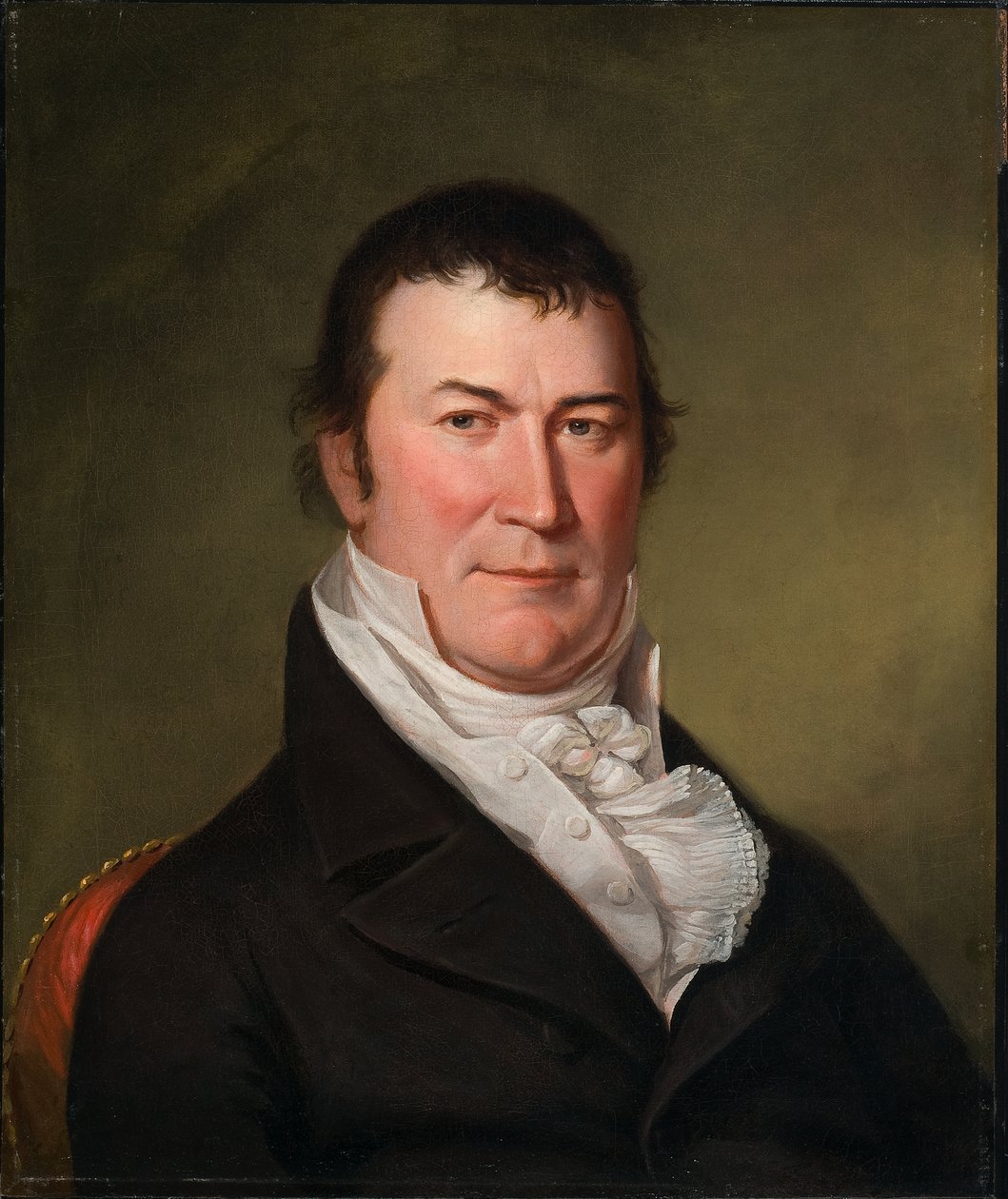 Retrato de William Harris Crawford 1818 (óleo sobre tela) de Charles Willson Peale