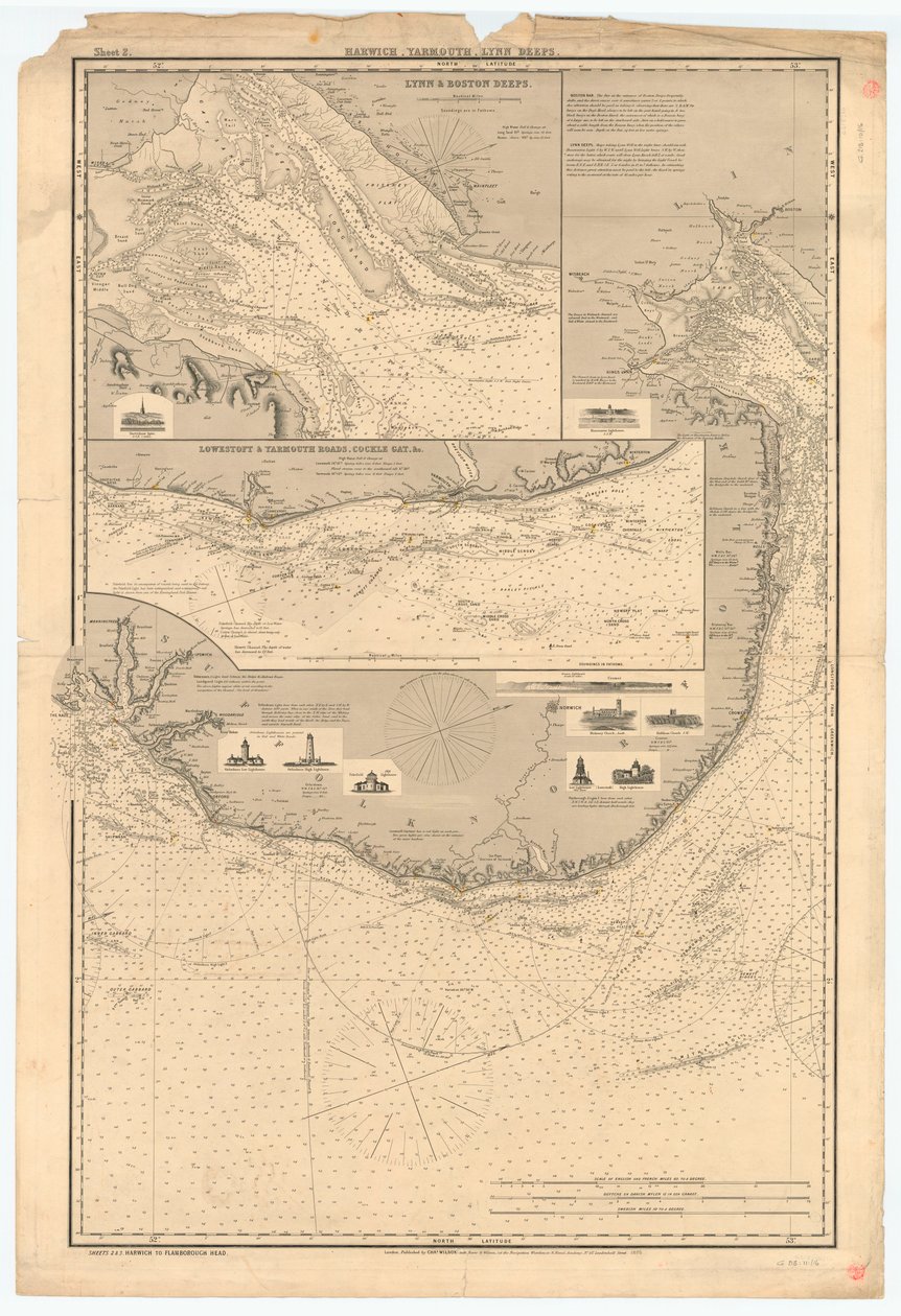 Costa Leste de Inglaterra: Harwich a Flamborough Head de Charles Wilson
