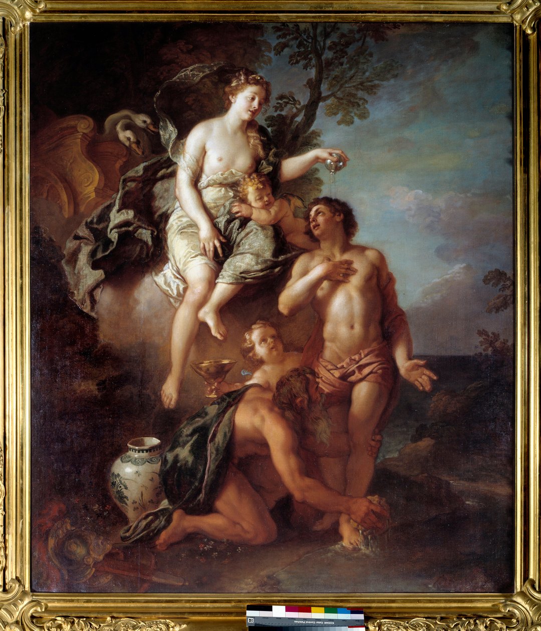 A deificação de Enee. Pintura de Charles De Lafosse (1636-1716) de Charles de Lafosse