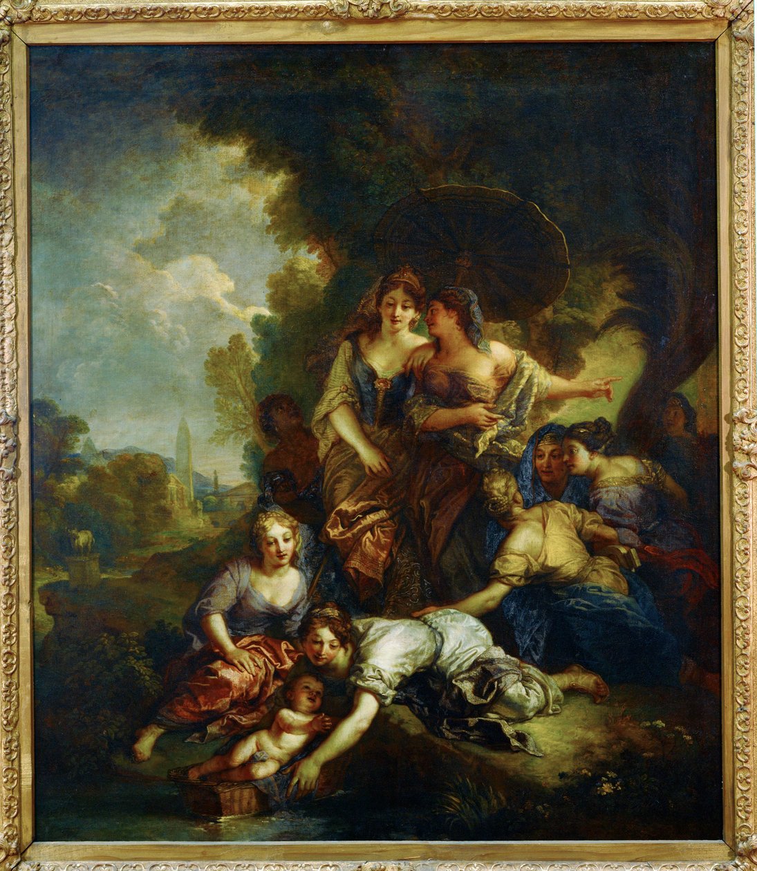 Moise sauve des eaux - Moisés salvo do rio ... de Charles de Lafosse