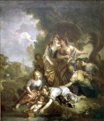 Moisés Salvo da Água de Charles de Lafosse
