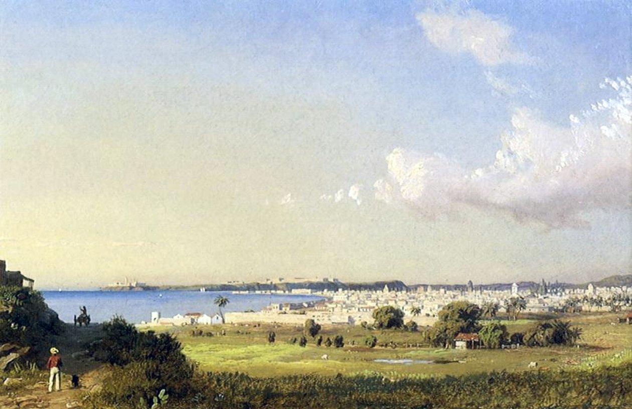 Baía de Havana, Cuba. c.1854-61 de Charles de Wolfe Brownell