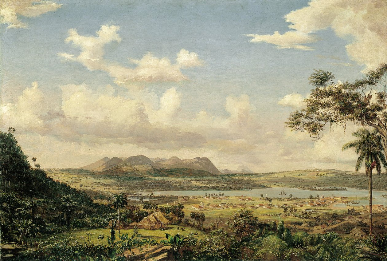 Havana Bay, Cuba, c.1854-61 óleo sobre tela de Charles de Wolfe Brownell