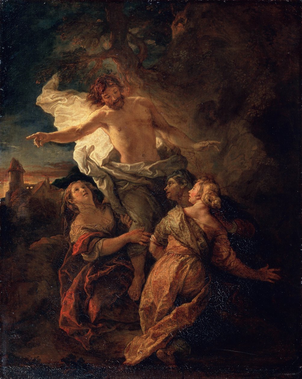 Cristo e as Santos Mulheres, início dos anos 1680 de Charles de la Fosse