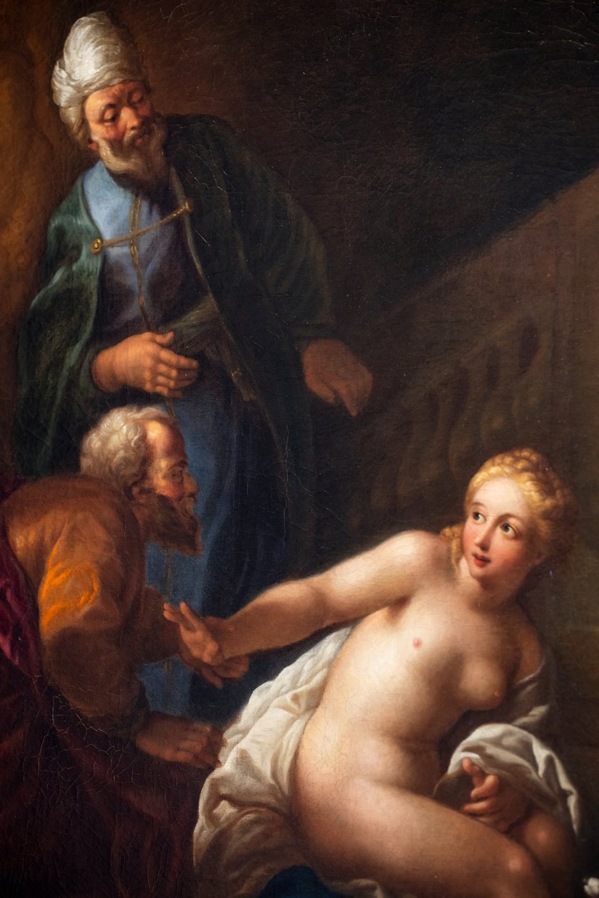Susana e os anciãos de Charles de la Fosse