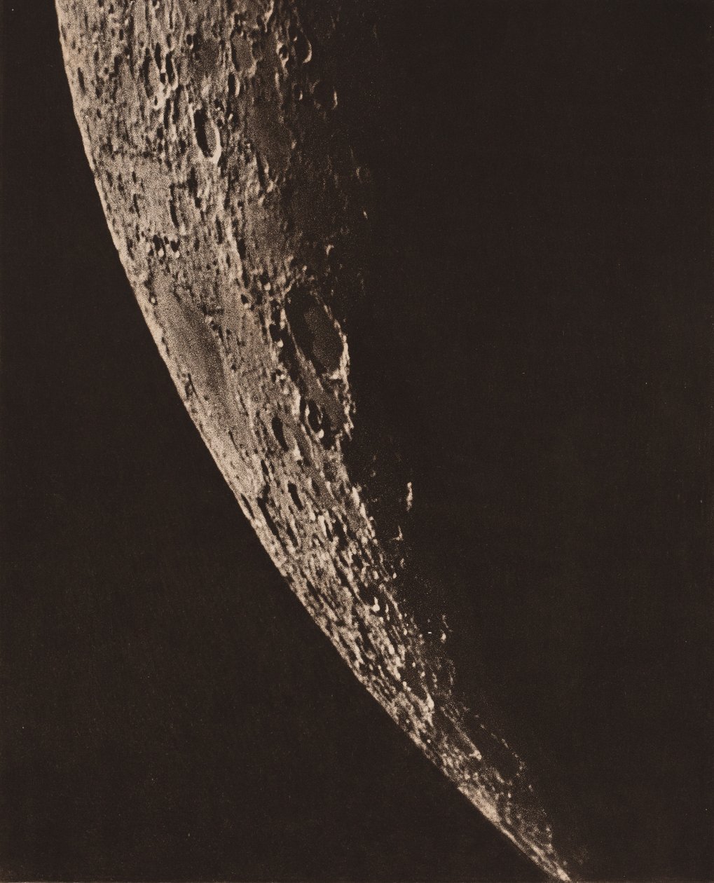 Carta fotográfica de la lune de Charles le Morvan