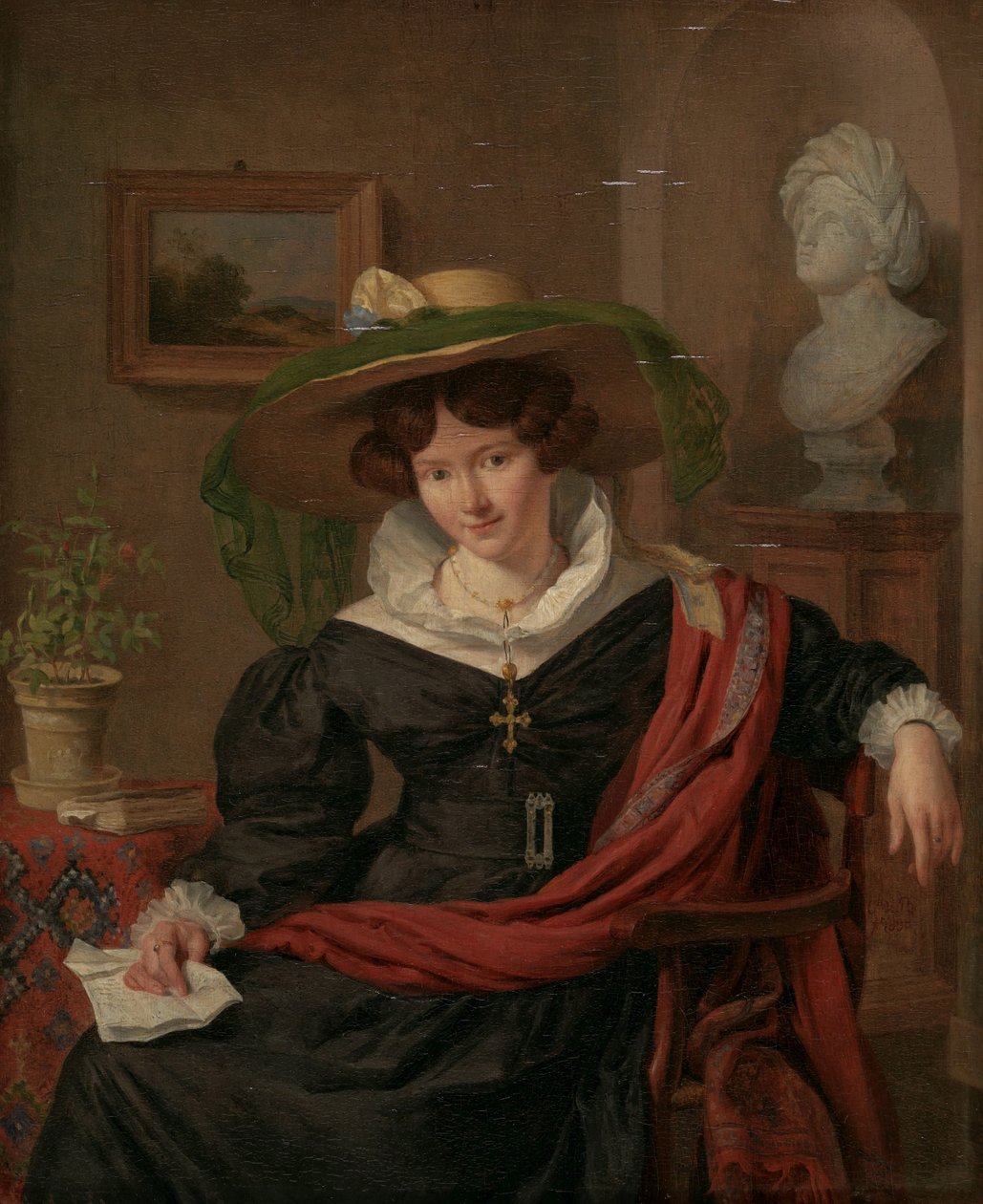Retrato de Carolina Frederica Kerst, Esposa de Louis Royer
Retrato de Carolina Frederica Kerst (1803-1883). Esposa de Louis Royer de Charles van Beveren