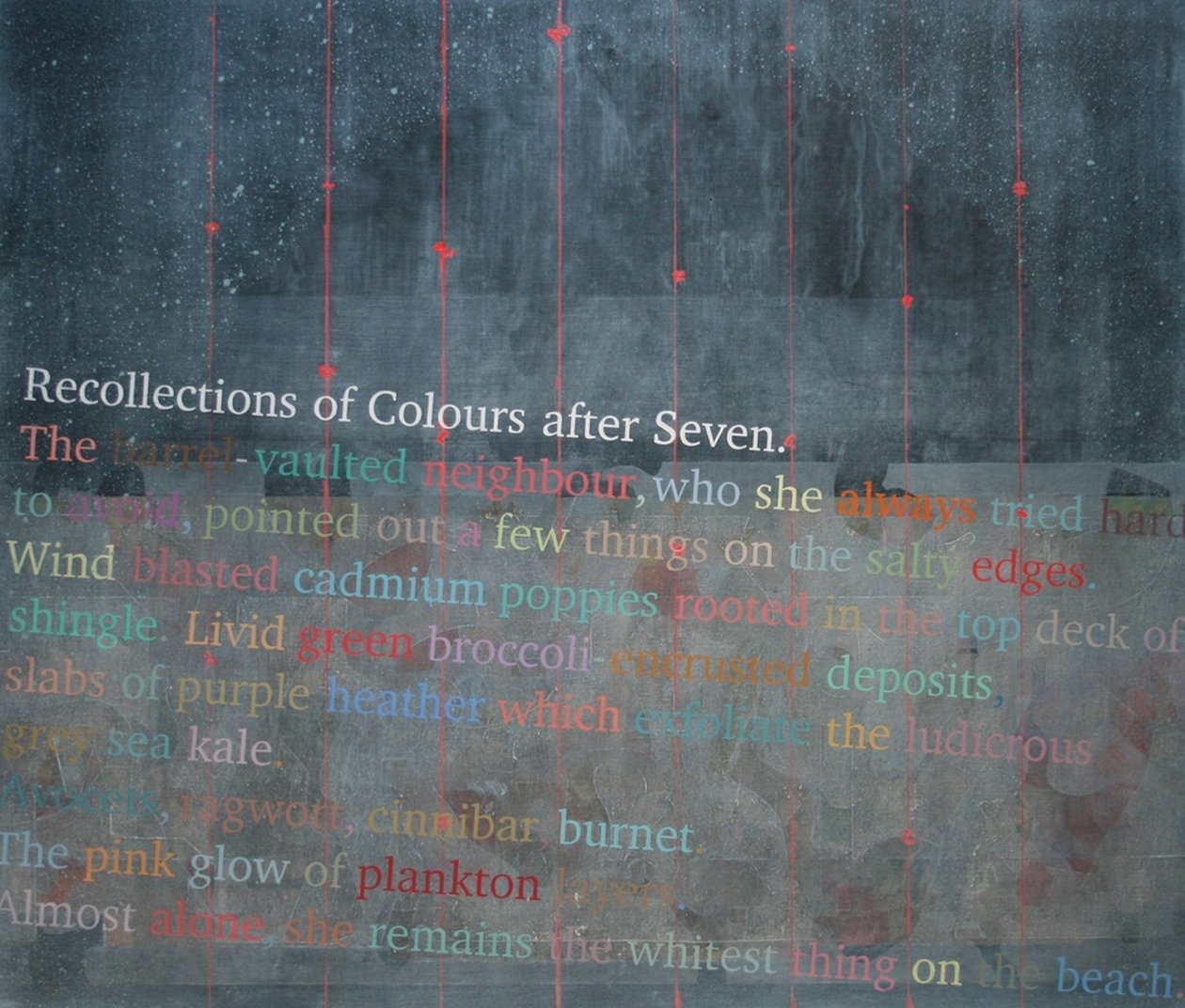 Lembranças de cores após sete de Charlie Millar
