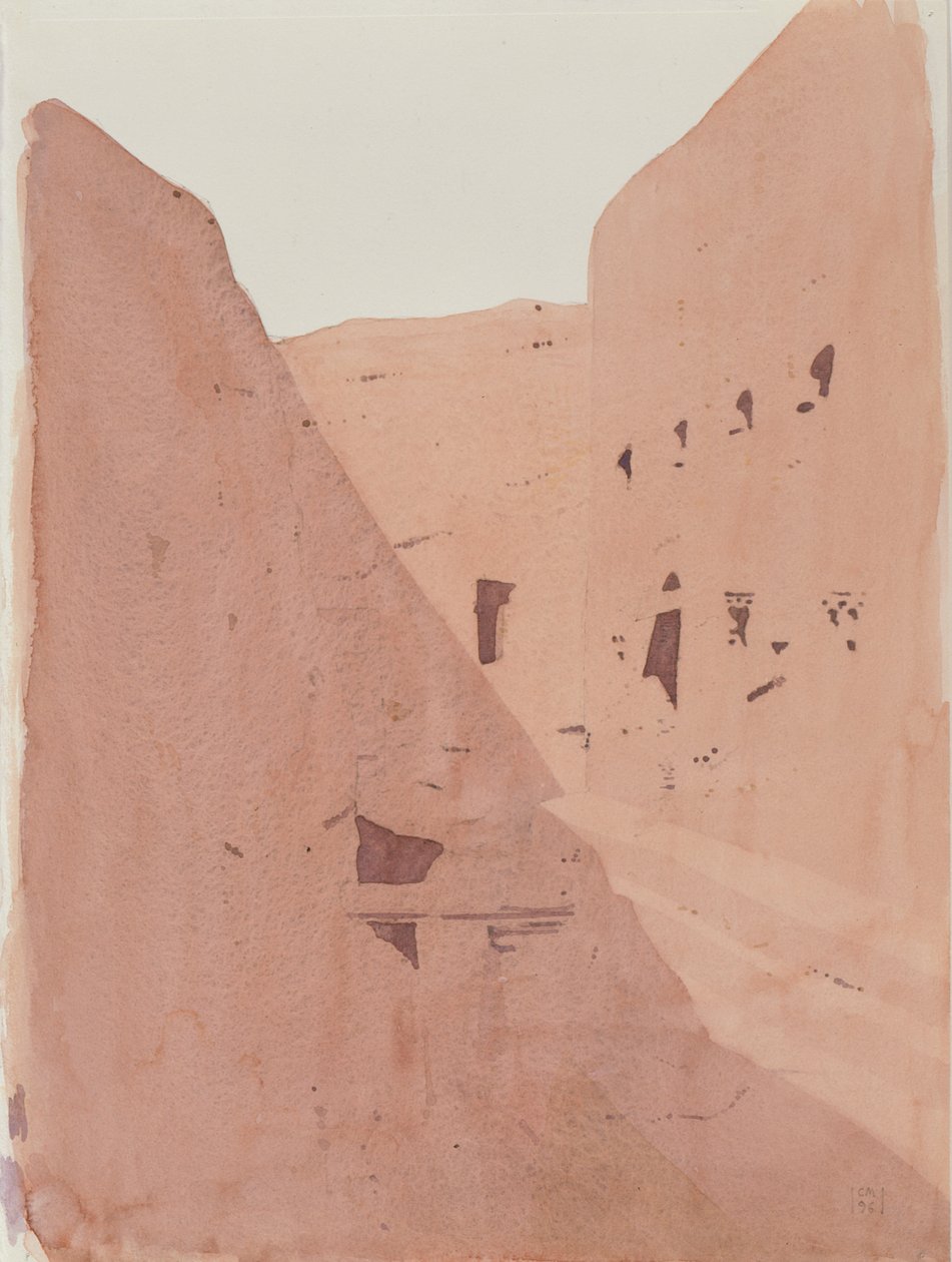 Golgotha, Lalibela, Etiópia, 1996 (wc no papel) de Charlie Millar