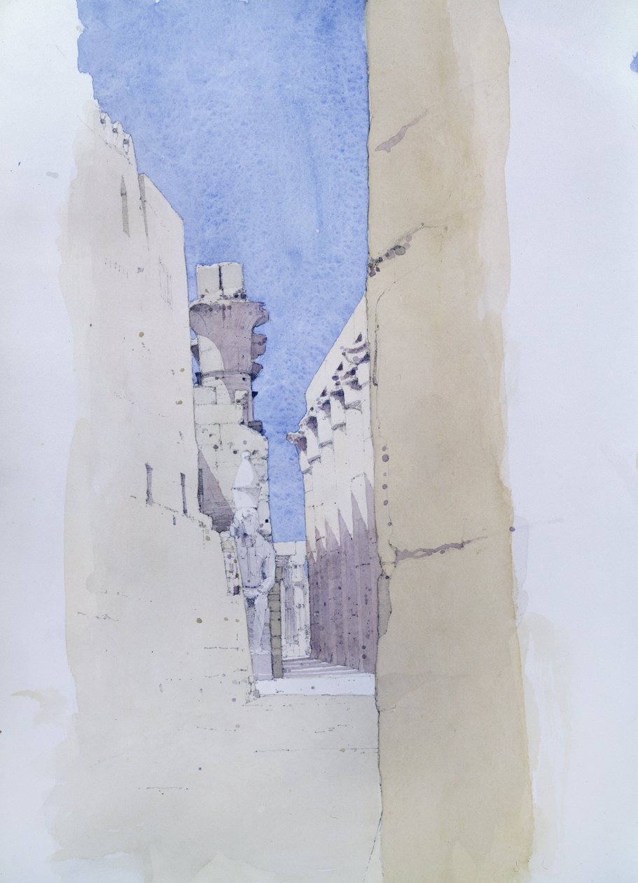 Templo de Luxor (wc no papel) de Charlie Millar