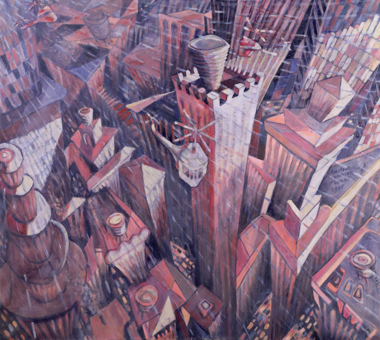 Downtown Manhattan Hailstorm, 1995 de Charlotte Johnson Wahl