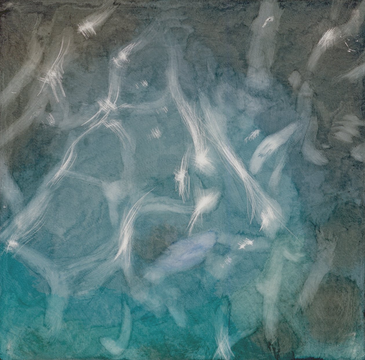 Aqua Marine, 2000 (óleo no gesso) de Charlotte Johnstone