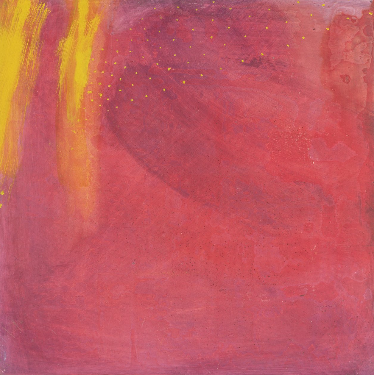 Purple Moon, 1997 (óleo e esmalte na placa gesso) de Charlotte Johnstone