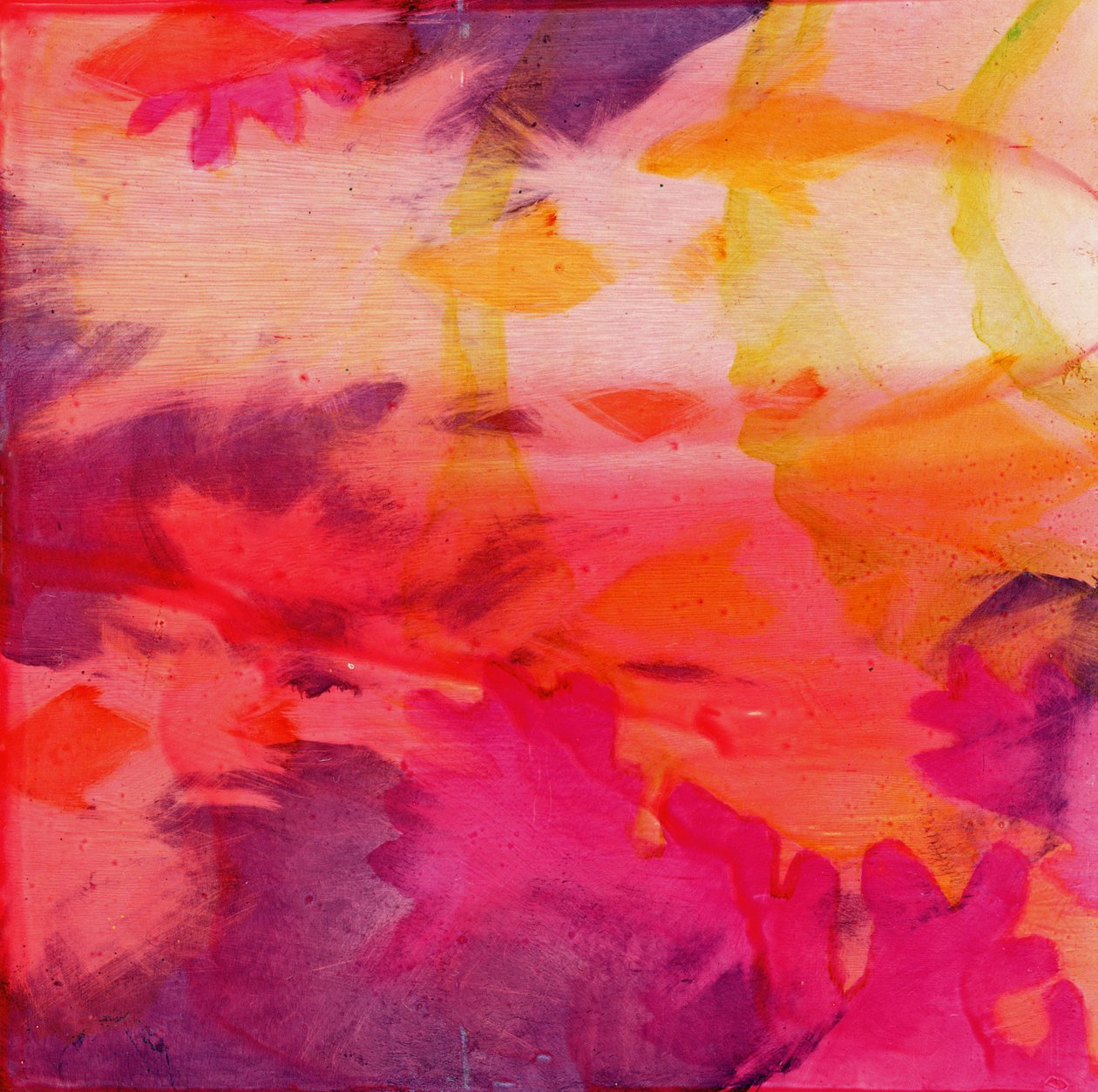 Vacos Fish, 2000 (óleo no gesso) de Charlotte Johnstone
