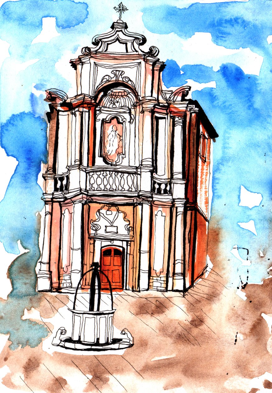 Edifício em Siena, 2020 de Charlotte Orr