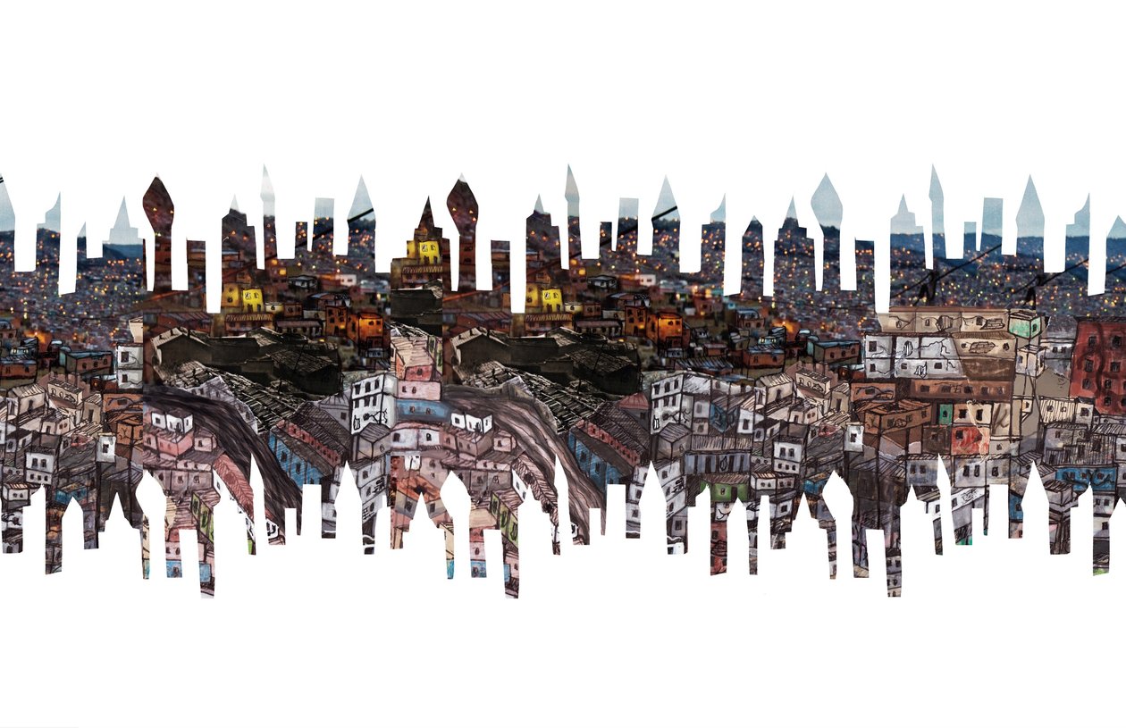 City Phantoms, 2011 (colagem) de Charlotte Orr