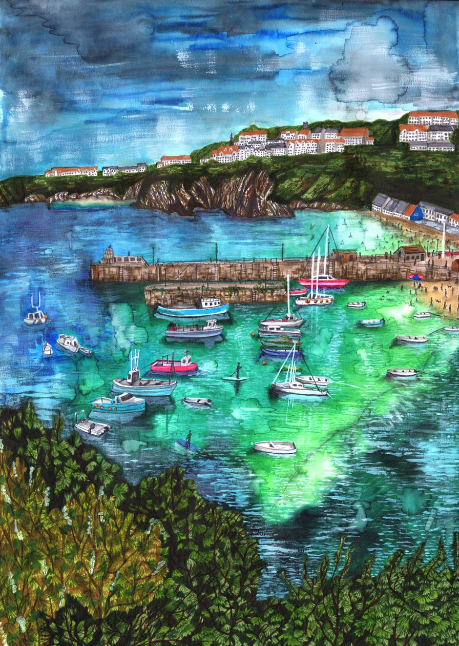 Newquay, Cornualha, 2021 de Charlotte Orr